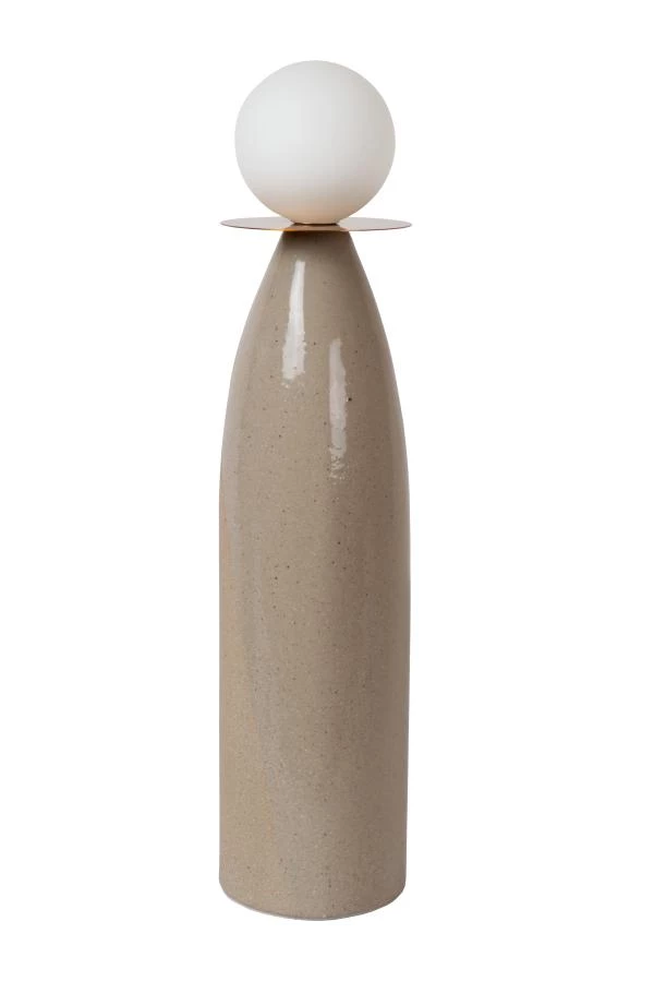 Lucide FIGARO - Lampe de table - Ø 12 cm - 1xG9 - Gris - éteint